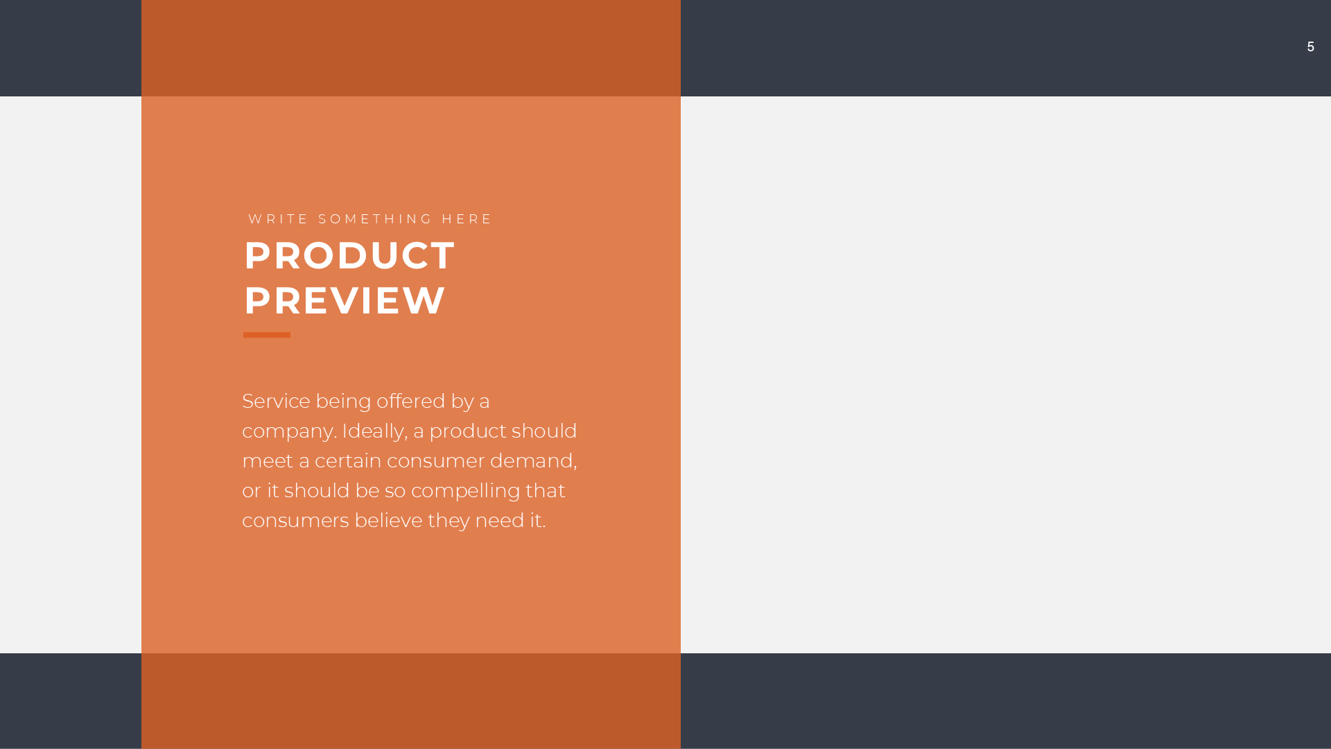 Pitch Deck Dark slide 5